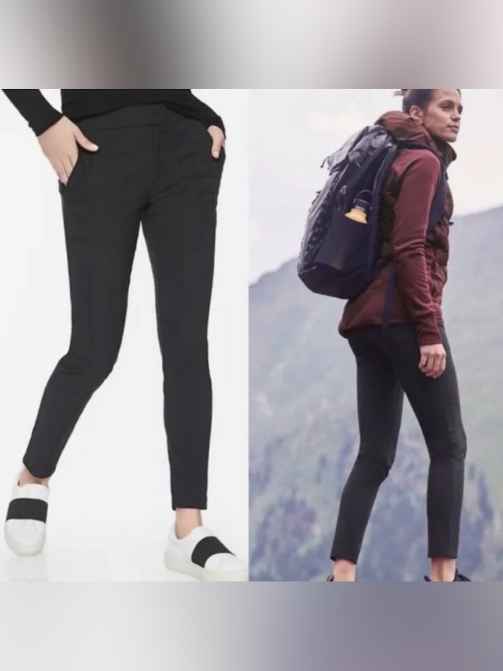 NWOT Athleta Wander Stash Skinny Black Pant